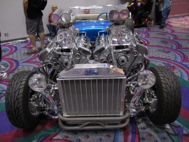1927 Model T Roadster with twin V8 engines