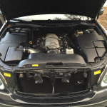 LS3 V8 inside Lexus LS430 engine bay