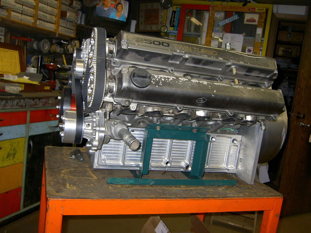 V12 engine being made from two Toyota 1JZ inline-six engines