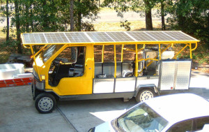 Toyota Van with Solar Panel