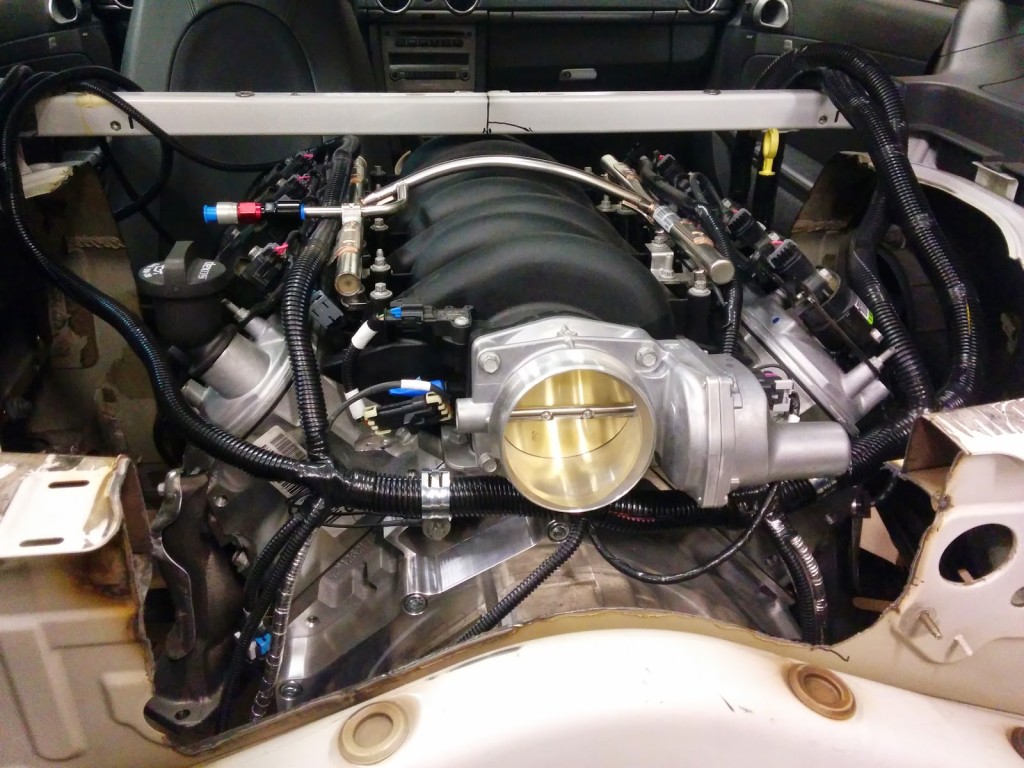 Porsche Cayman with a LS3 Engine Swap Depot