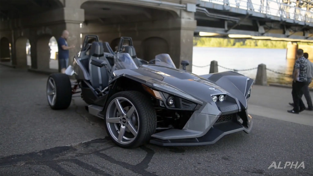 Fourwheeled Slingshot with a LS3 Engine Swap Depot