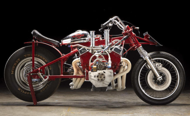 EJ Potter's Widowmaker 7 Chevy V8 powered motorcycle