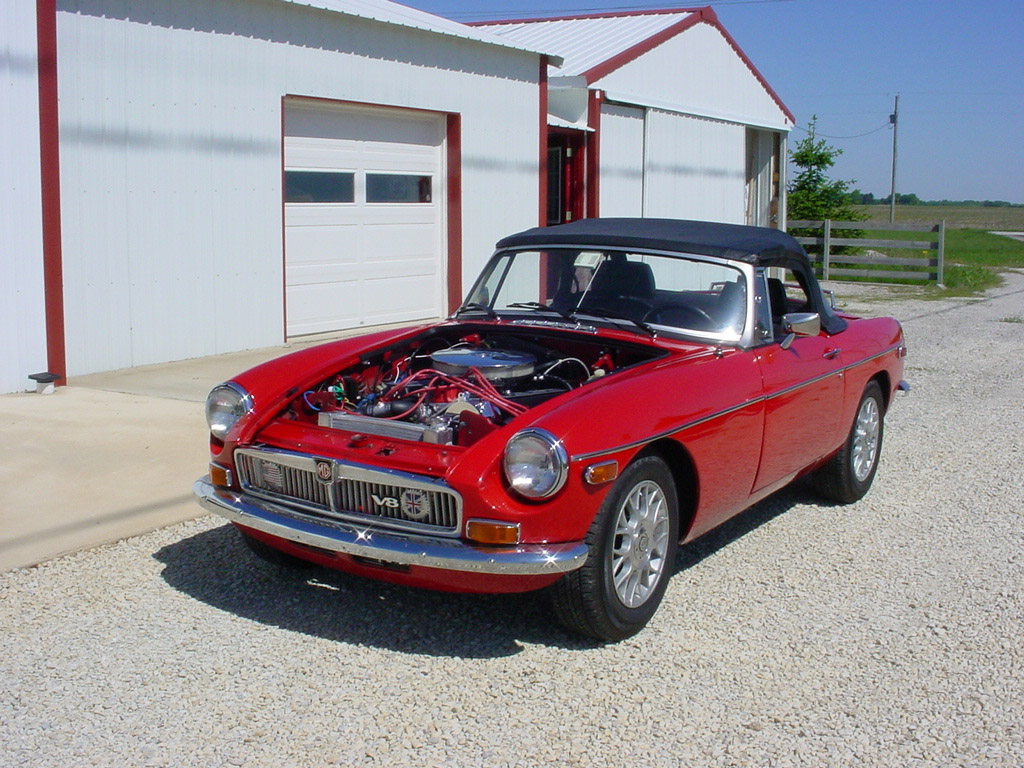 1966 MGB with a Ford 302 ci V8