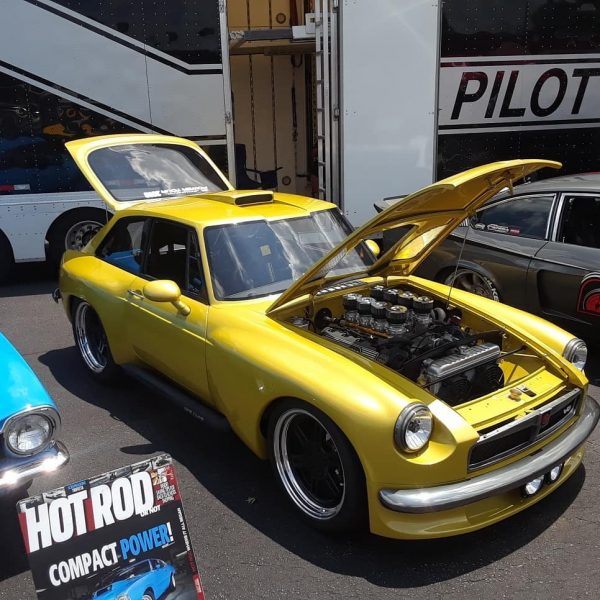 1974 MGB GT with a Roush Coyote V8