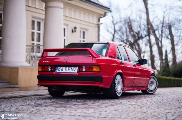 Mercedes 190E with a supercharged M111 inline-four