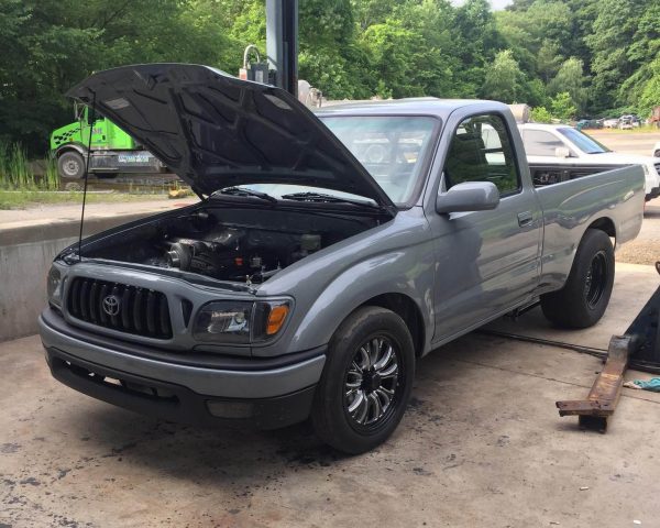 Toyota Tacoma with a turbo K24 inline-four