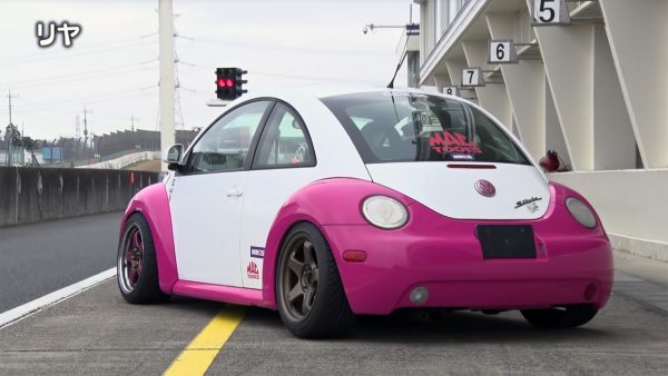 RWD VW Beetle with a turbo SR20DET inline-four