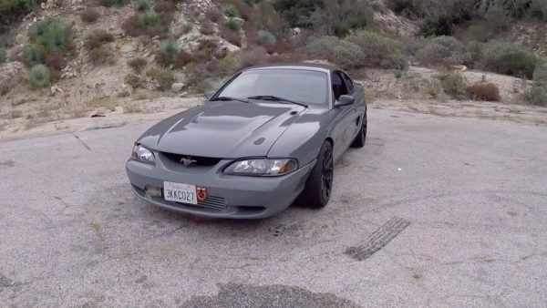 1995 Mustang GT with a turbo 2JZ-GTE inline-six