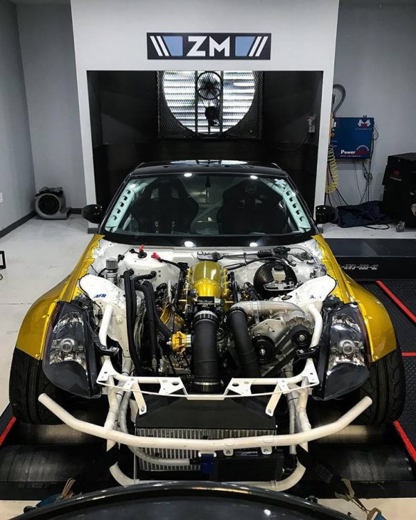 Nissan 350Z with a Supercharged LS3 V8
