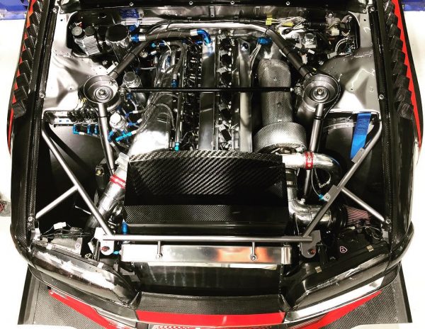 Nissan R32 GTR with a turbo 2.8 L RB26 inline-six