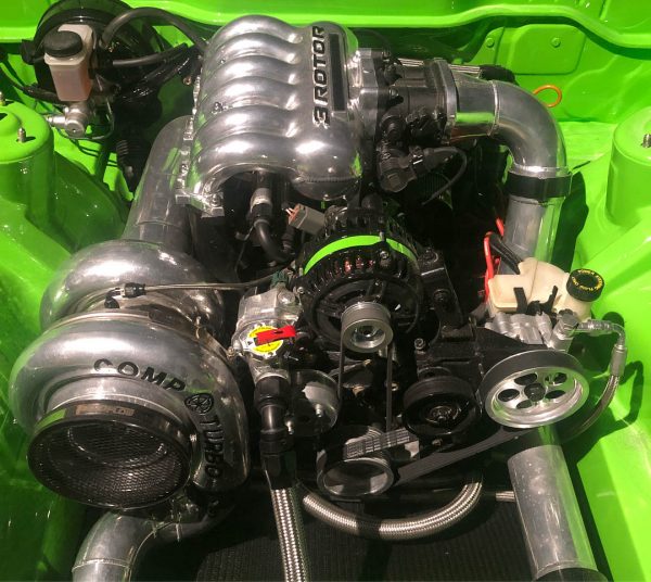 Mazda RX7 with a 1000 hp Turbo 20B ThreeRotor Engine Swap Depot