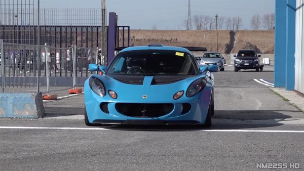 Lotus Exige with a supercharged Honda K20 inline-four