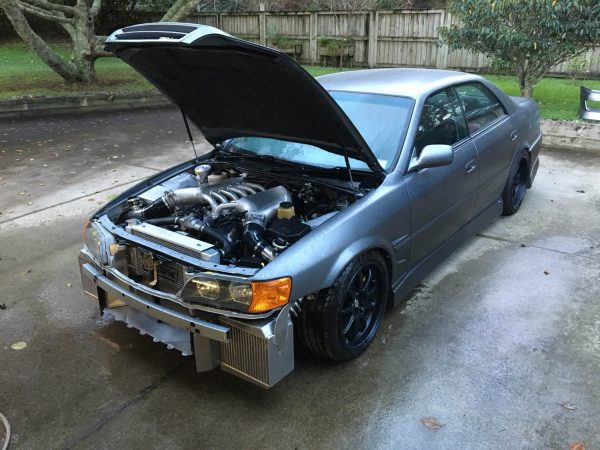 Toyota Chaser JZX100 with a twin-turbo 1GZ-FE V12