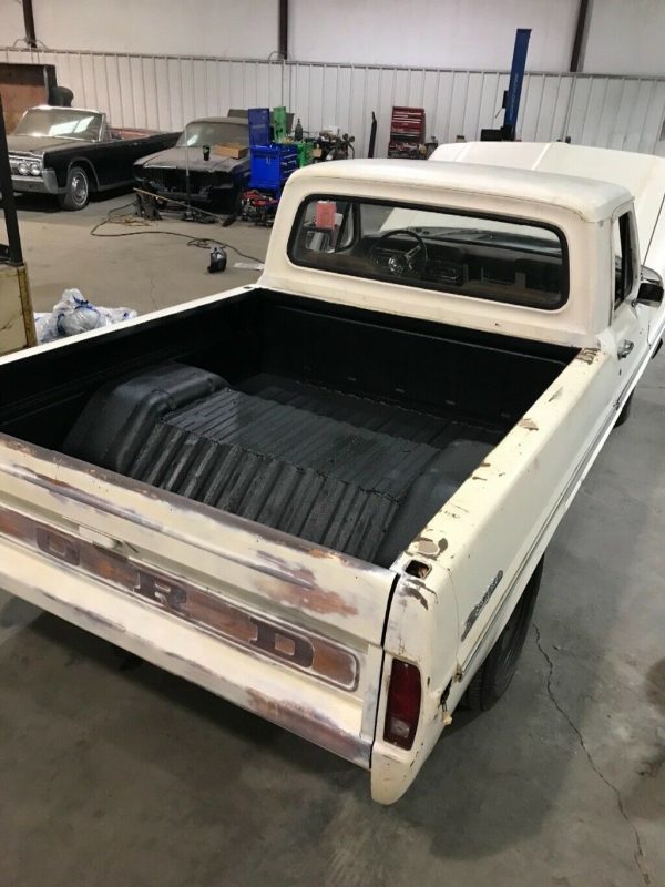 1972 Ford F-100 with a Coyote V8 and Crown Vic chassis