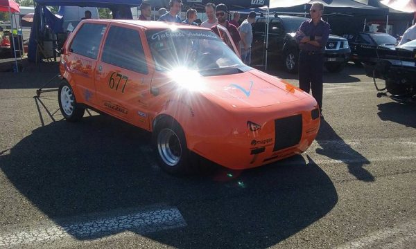 Fiat Uno with a turbo Lancia inline-four