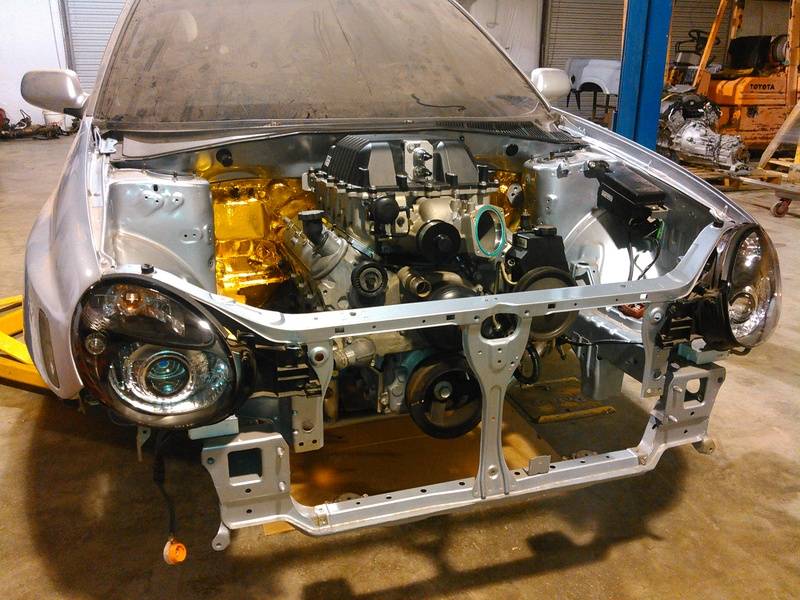 V8WRX Subaru LSx V8 tubular subframe kit
