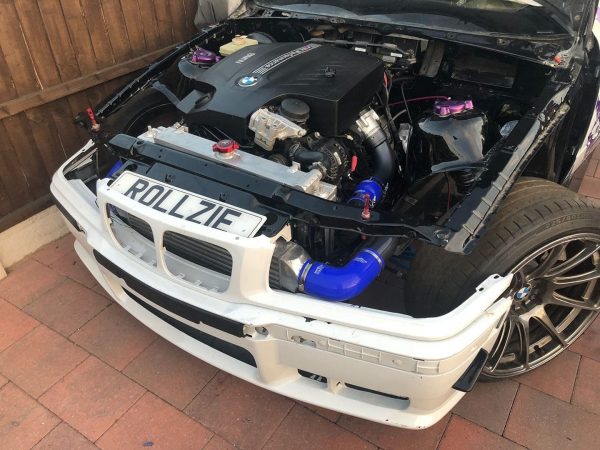 BMW E36 with a turbo N55 inline-six
