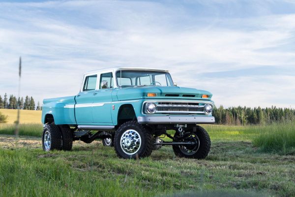 1966 Chevy truck with a 6BT turbo diesel inline-six