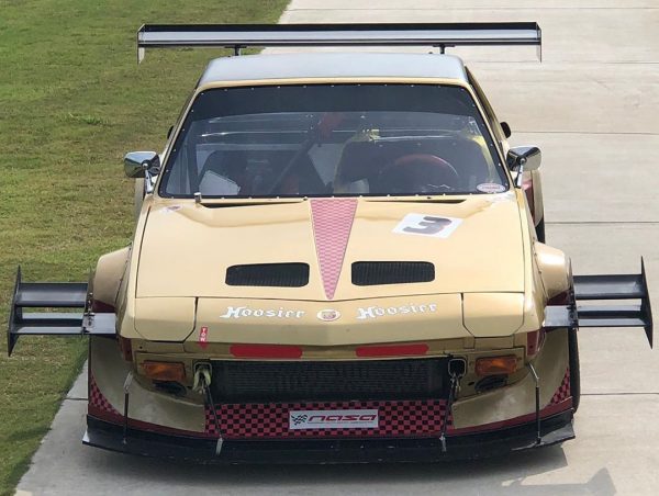 Fiat X1/9 with a supercharged K24 inline-four