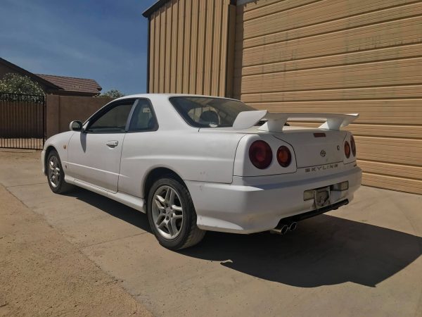 Nissan R34 Skyline with a supercharged LS3 V8