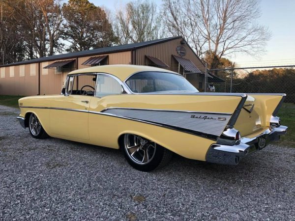 1957 Chevy Bel Air with a supercharged LS7 V8