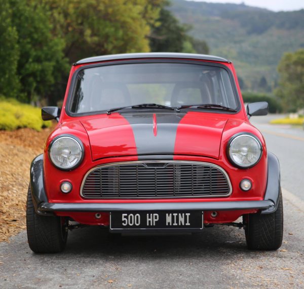 1974 Mini with a supercharged 3.5 L Acura V6