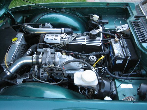 1975 Triumph TR6 with a Ford turbo 2.3 L inline-four