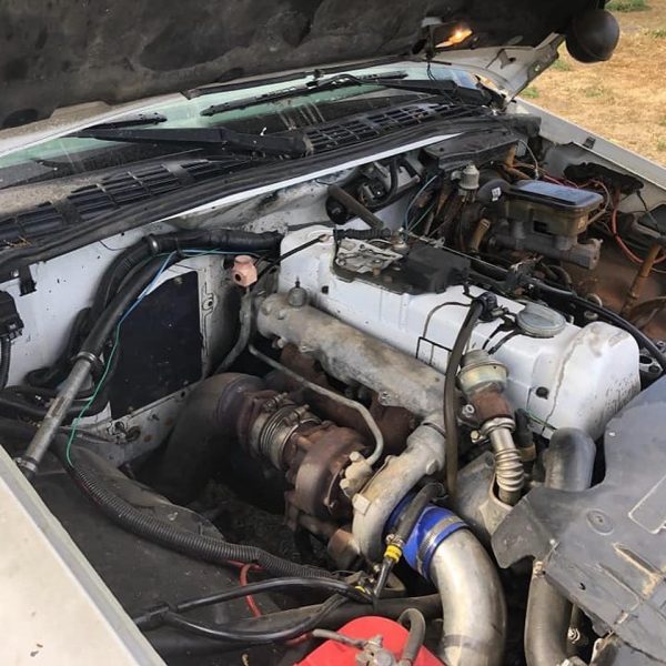 1995 GMC Sonoma with an OM617 turbo diesel inline-five