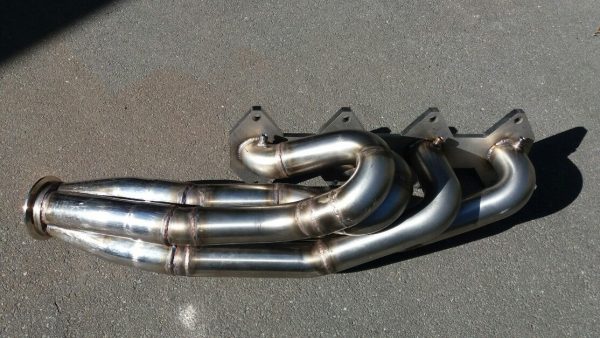 custom exhaust headers for a 26B four-rotor engine
