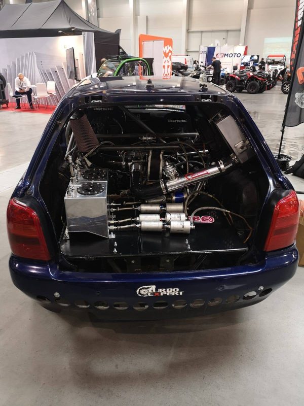 Audi S4 wagon with two turbo V6 engines