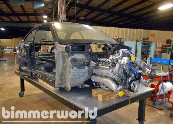 BimmerWorld BMW E36 with a Twin-Turbo S63 V8
