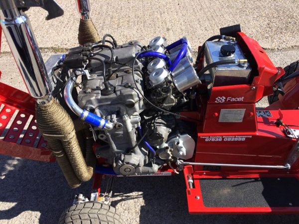 Wheel Horse Mower with a Honda CBR1000 motorcycle engine