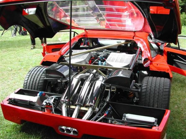 Ferrari F40 Replica with a twin-turbo 1UZ V8