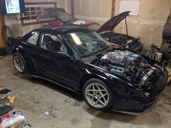 Nissan S13 with a Twin-Supercharged 1UZ V8