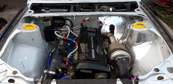 Peugeot 505 with a turbo RB26 inline-six