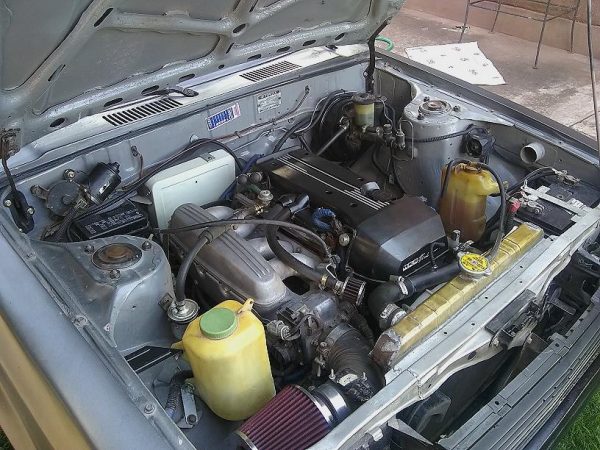 Toyota Corona with a 3S-GE inline-four