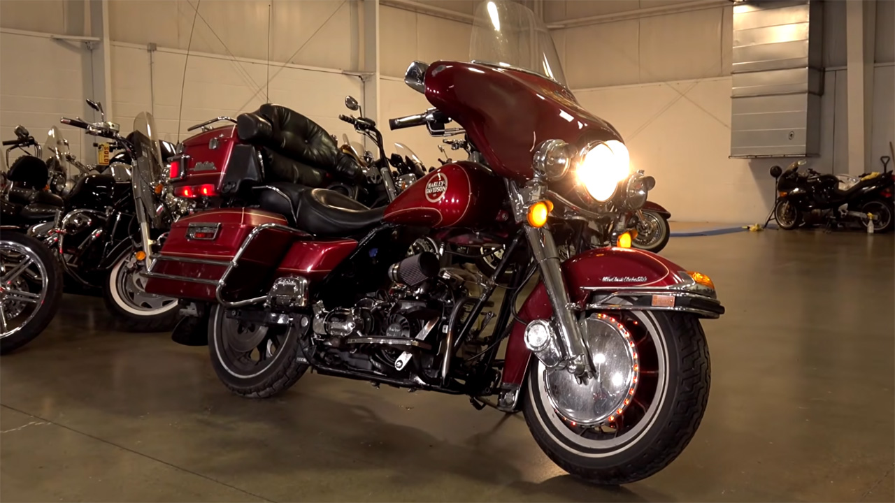1995 Harley-Davidson with a Harbor Freight Single-Cylinder Motor