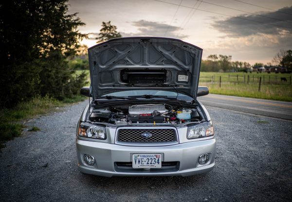 2004 Subaru Forester with a turbo EJ257 flat-four