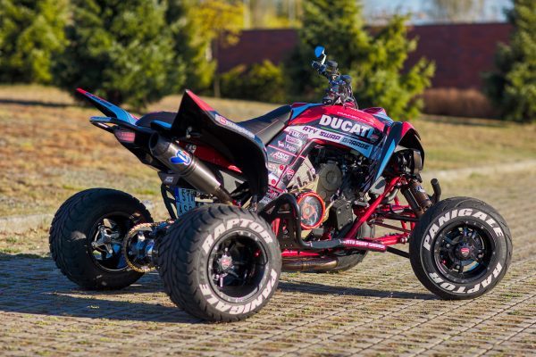 Yamaha Raptor with a Ducati Panigale 1299 V-Twin Motor