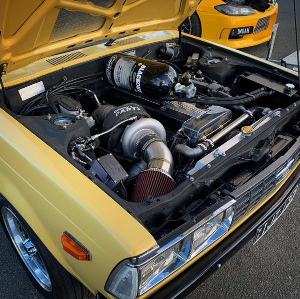1981 Toyota Corona with a turbo 1JZ inline-six