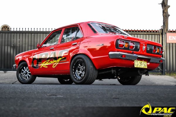 Mazda RX-3 with a turbo 13B two-rotor