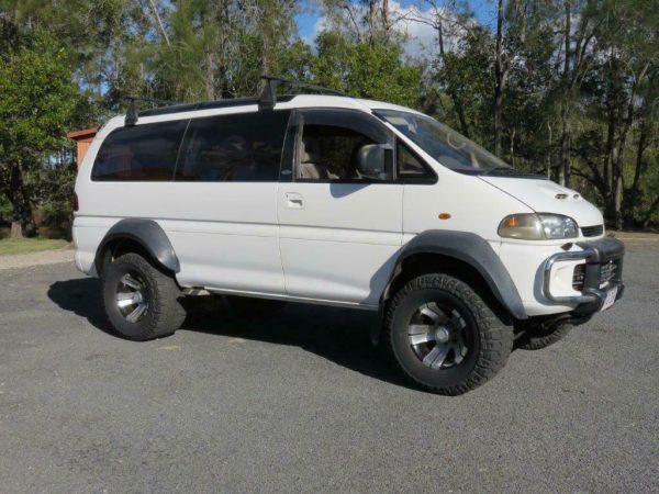 Mitsubishi Delica with a Supercharged Toyota 1UZ V8