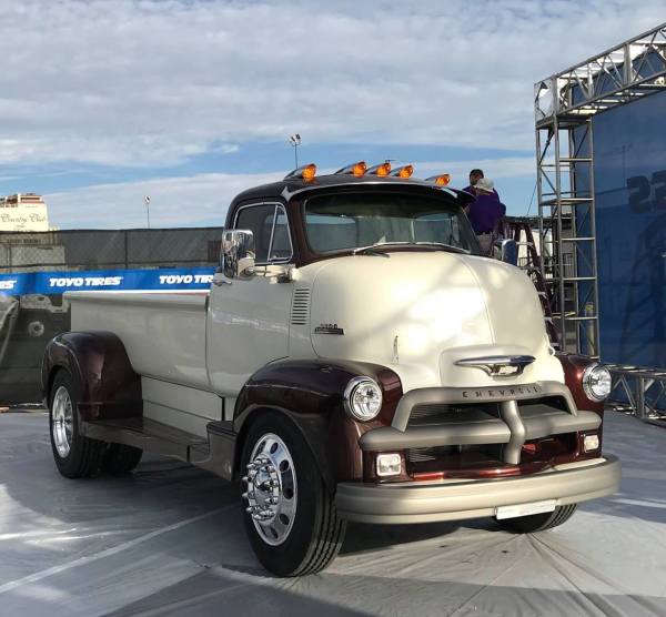 1954 Chevy 5700 COE with a 6.6 L Duramax V8