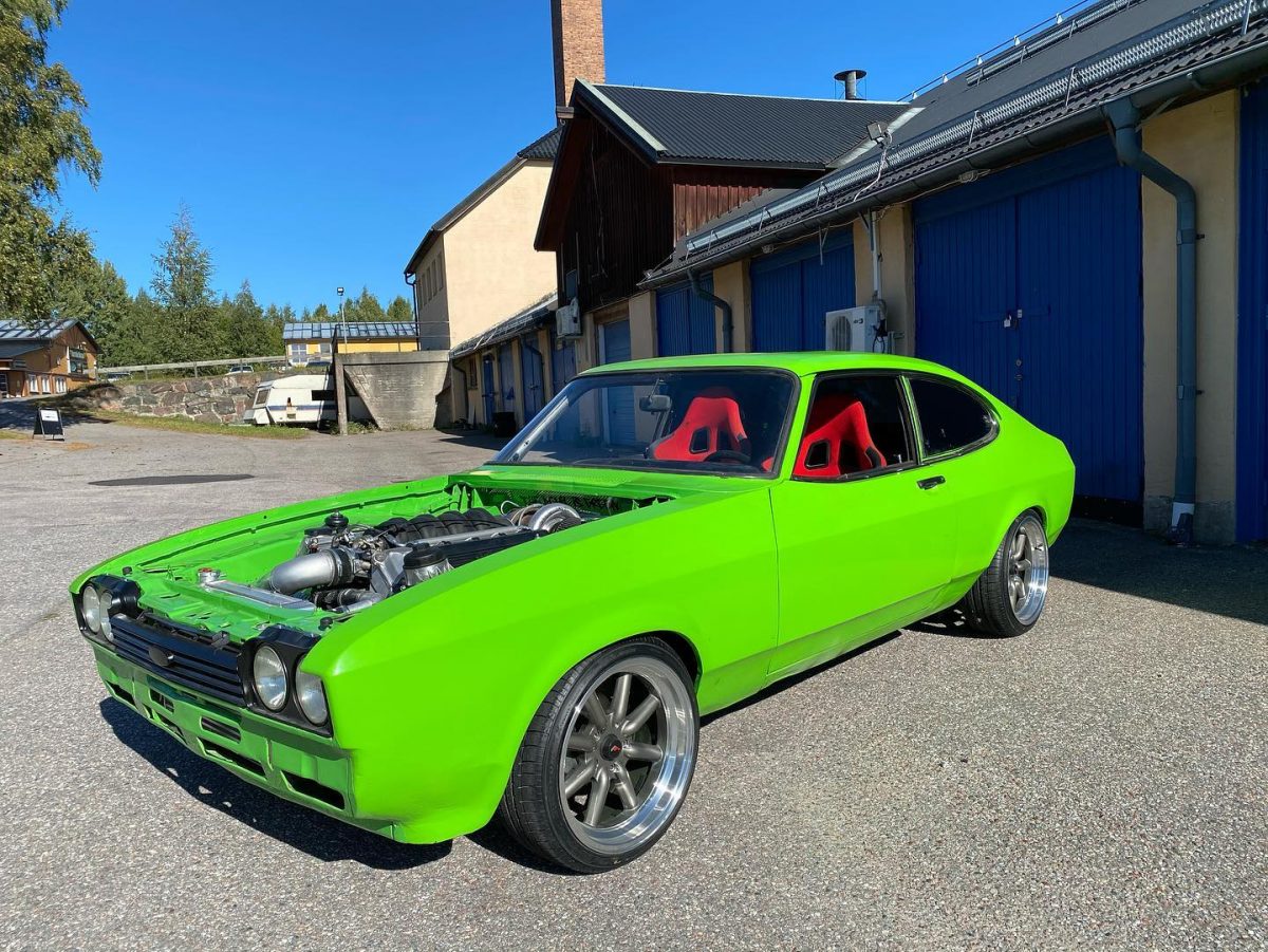 Ford Capri with a Turbo BMW V8 – Engine Swap Depot