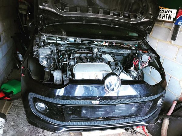 Volkswagen Up with a 2.3 L VR5