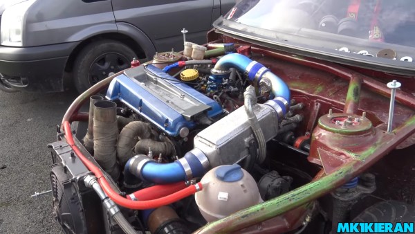 Vauxhall Astra with two turbocharged Saab inline-four motors