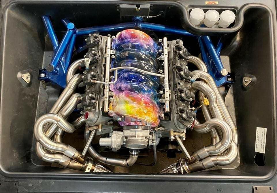 DeLorean with a LSx V8 Update Engine Swap Depot