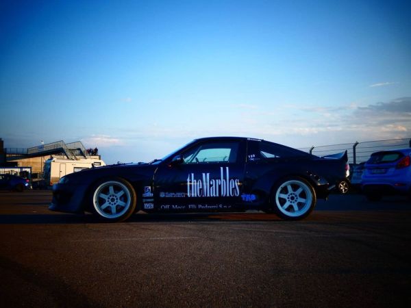 Nissan 200SX with a twin-turbo VR38DETT V6