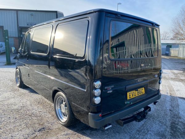 Ford Transit van with a turbo Cosworth inline-four